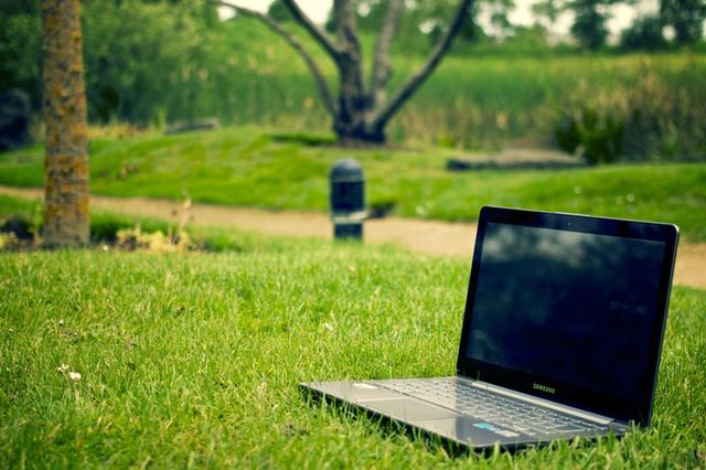 A laptop in nature is not a natural user interface. Well, ok, technially it could be, but that's not what we're talking about here.
